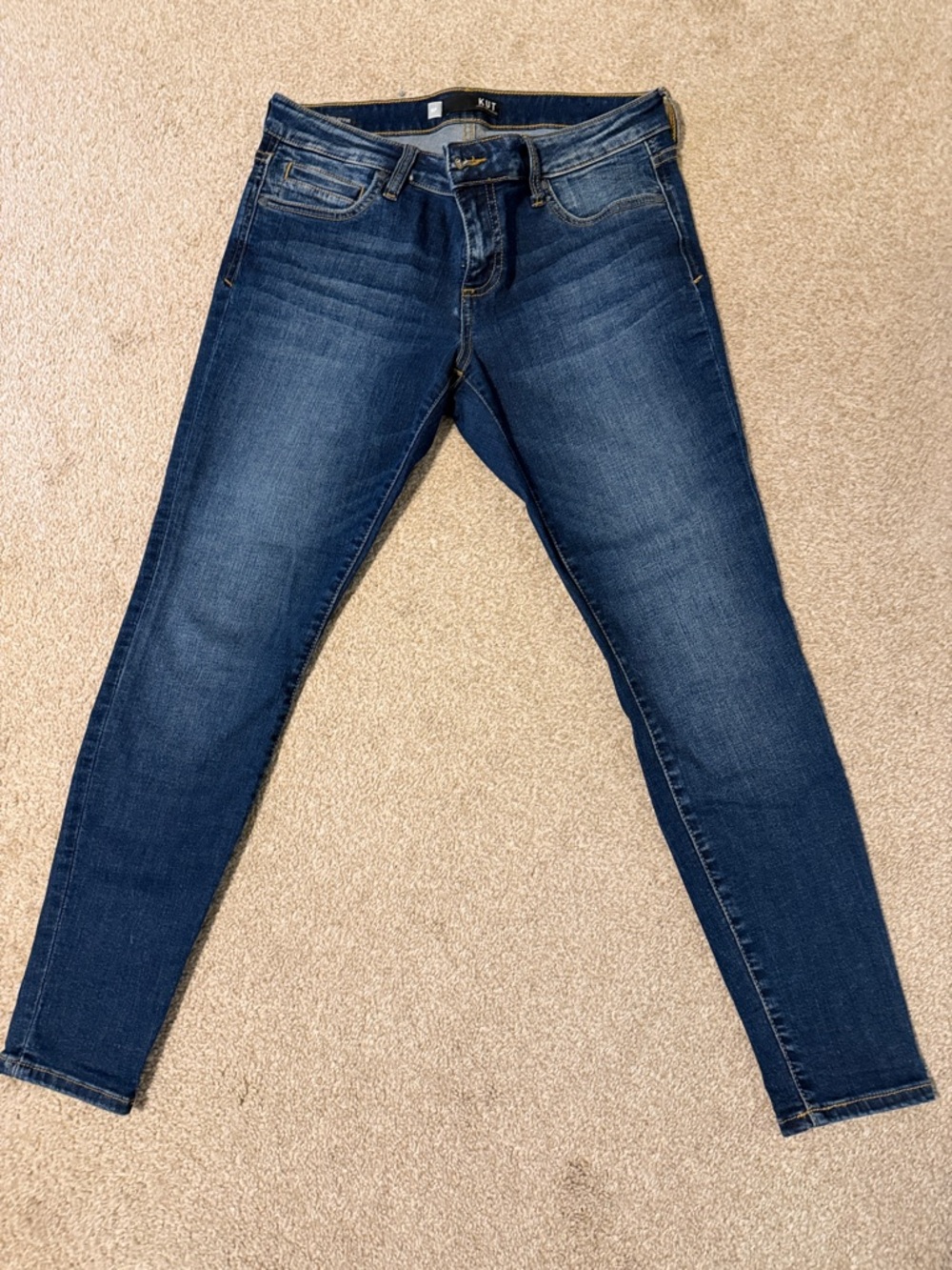 Women’s Dark Blue Skinny Jeans - Unbranded